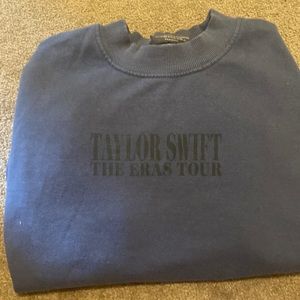 Navy blue Taylor swift crewneck